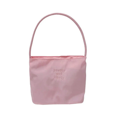 Women's High Capacity Handbag Underarm Handbag Shoulder Bag Embroidered Letters Underarm Bag Handbags Tote Bags