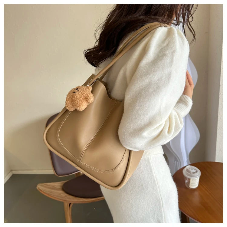 Large Capaci Buet Bag Women's Handbag 2023 New Retro Versatile Single oulder Bag Quali Tote Bag for Work And Commuting