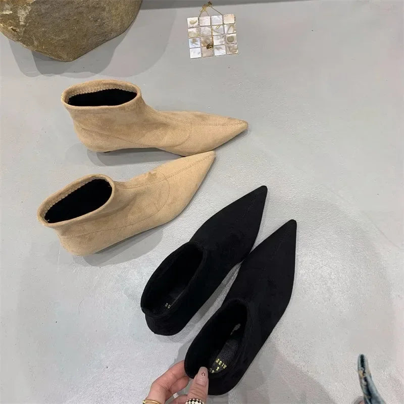 Shoes for Women 2025 High Quality Elegant Ankle Women's Boots