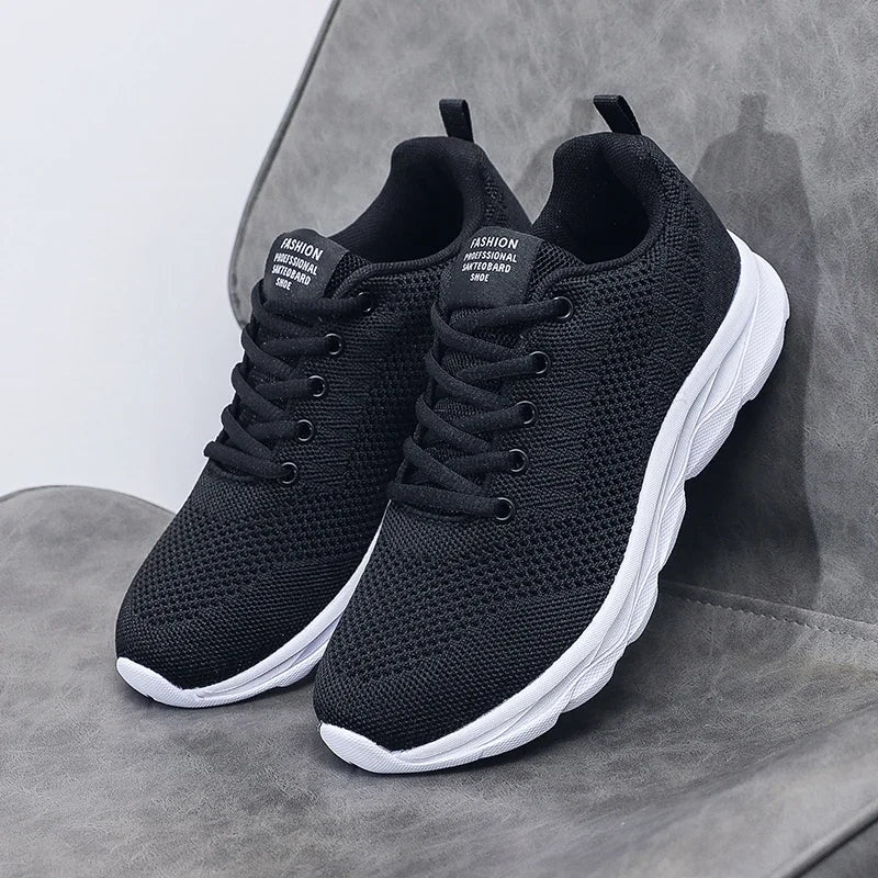 Women's Shoes Breathable Classic Fashionable Lightweight Anti Slip Walking Shoes Light Exercise Popular Trendy Sneakers Women