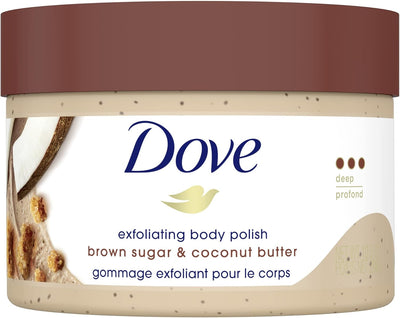 Exfoliating Body Polish for Silky Smooth Skin Brown Sugar & Coconut Butter Body Scrub Exfoliates & Restores Skin'S Natural Nutrients 298 G