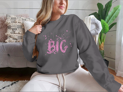 Dream Big Inspirational And Motivational Quote Design for Sweatshirt